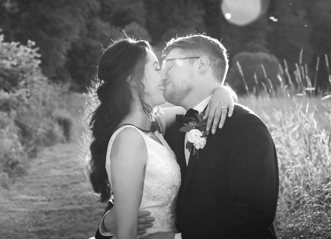 Storytelling wedding film moment — couple laughing together in Denver by MXBloom Films Storytelling wedding film moment — couple laughing together in Denver by MXBloom Films